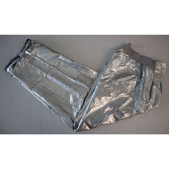 FP Movement OB1870057 Women's Sz S Silver Mesmerize Me Shine Pants - Picture 13 of 16